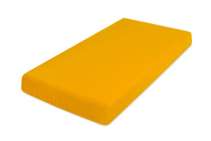 Prześcieradło MUŚLINOWE z gumką 90x190/200x25 Pomarańczowe