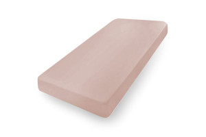 Prześcieradło Jersey Z Gumą 130/140x190/200 CLASSIC Pudrowo Różowe