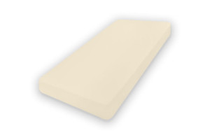 Prześcieradło Jersey Z Gumą 150/160x190/200 CLASSIC Ecru