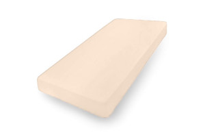 Prześcieradło Jersey Z Gumą 150/160x190/200 CLASSIC Kremowe