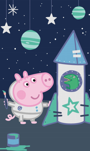 Ręcznik 30x50 Świnka Peppa 100% Bawełna do przedszkola