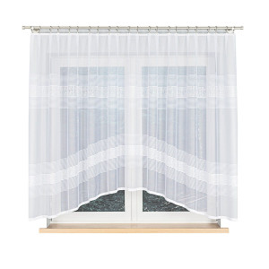 Firanka gotowa żakardowa KLAUDYNA 300x160cm biały