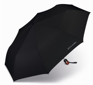 Parasol Pierre Cardin CZARNY automatycznie otwierany Alupla