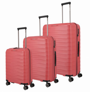 Zestaw Walizek L/M/S Mooby Travelite Czerwony