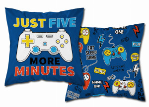 Poszewka Świecąca w ciemności 40x40 Gamer Pad BAWEŁNA