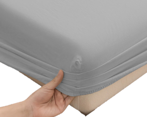 Prześcieradło JERSEY Z GUMKĄ 160x200 Szare