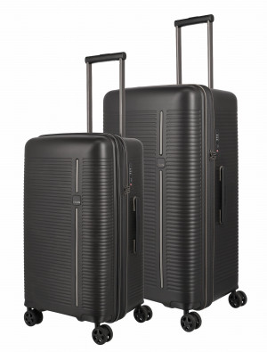 Zestaw Walizek L/M Roomer Travelite 4 koła Czarny