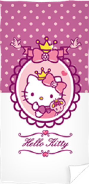 Ręcznik Plażowy Kąpielowy 70x140 Hello Kitty Kotek