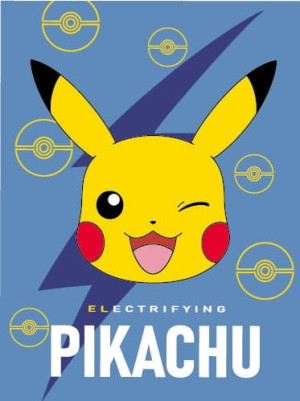 Koc Dziecięcy Narzuta 150X200 Pokemony Pikaczu