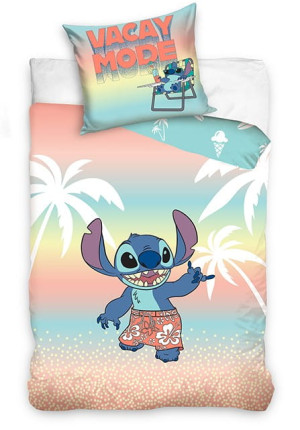Pościel Młodzieżowa 140x200 Lilo i Stitch Bawełniana