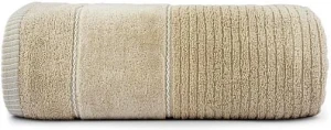 Ręcznik 100x150 Teo Basenowy beżowy 470g 100% bawełna z welurem