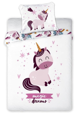 Pościel niemowlęca 100x135 Przytulaki Jednorożec Magic Unicorn