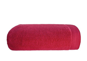 Ręcznik Kąpielowy 70x140 Misty gruby czerwony 100% bawełna 450g Zero Twist miękki miękki