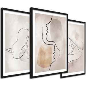 Nowoczesne plakaty w ramie - Obrazy - Grafiki Line Art