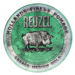 Reuzel green hog grease medium hold - woskowa pomada do włosów, 113g