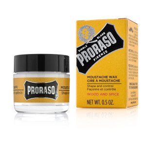 Proraso wosk do wąsów wood & spice, 15g