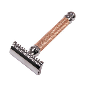 Parker 63c - maszynka na żyletki z otwartą głowicą z rączką rose gold