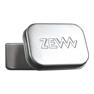 Zew for men, mydelniczka aluminiowa na mydła i szampony w kostce, srebrna
