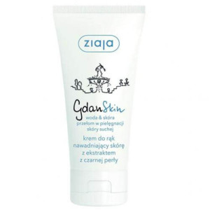 Ziaja gdanskin krem do rąk nawadniający skórę z ekstraktem z czarnej perły, 50ml