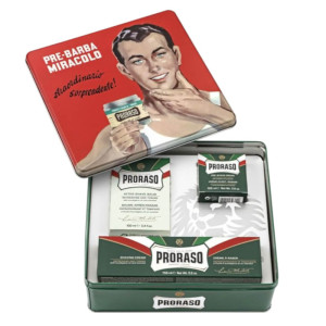 Proraso vintage selection gino zestaw do golenia green, linia zielona