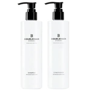 Balmain doublehair extensions zestaw szampon i odżywka do włosów przedłużanych, 2x250ml