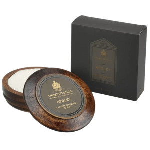 Truefitt & hill apsley luxury shaving soap - mydło do golenia w drewnianym tyglu, 100g