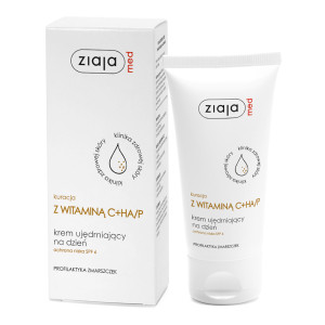Ziaja med, kuracja z witaminą c+ha/p, krem ujędrniający na dzień spf 6, 50ml