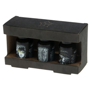 Pan drwal freak show pandora's box - zestaw olejków do brody, 3 x 10ml