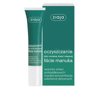 Ziaja liście manuka, reduktor zmian potrądzikowych wysoka koncentracja substancji aktywnych, 15 ml