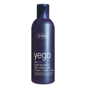 Ziaja yego, żel 3w1 pod prysznic dla mężczyzn twarz, ciało, włosy 300ml