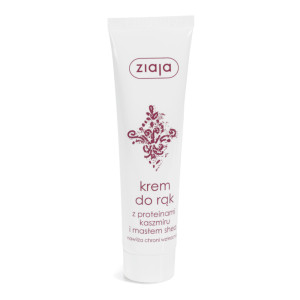 Ziaja krem do rąk z proteinami kaszmiru i masłem shea, 100 ml