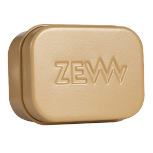 Zew for men, mydelniczka aluminiowa na mydła i szampony w kostce, off-white