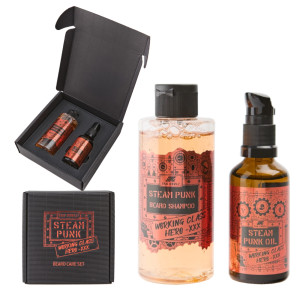 Pan drwal steam punk working class hero beard care set - zestaw prezentowy do brody