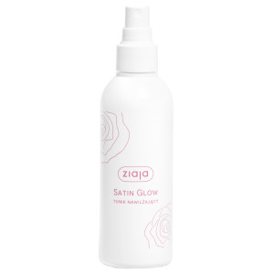 Ziaja satin glow tonik do twarzy nawilżający, 200ml