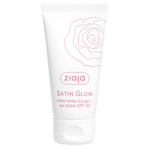 Ziaja satin glow krem nawilżający na dzień spf 30, 50ml
