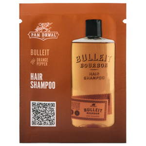 Pan drwal x bulleit bourbon szampon do włosów, 5ml