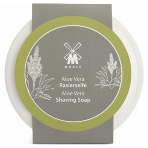 Muhle aloe vera shaving soap - mydło do golenia w porcelanowym tyglu, z aloesem, 65g