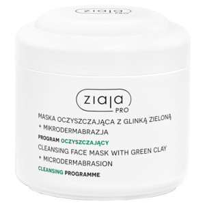 Ziaja pro maska oczyszczająca z glinką zieloną + mikrodermabrazja 250ml