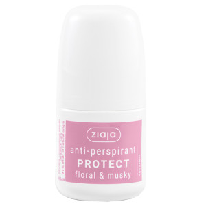 Ziaja anti-perspirant protect floral&musky w kulce / roll-on 60ml