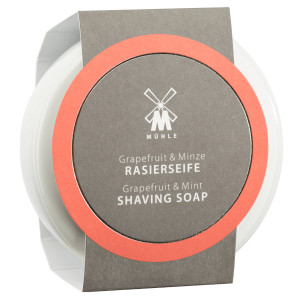 Muhle grapefruit & mint shaving soap - mydło do golenia w porcelanowym tyglu, grejpfrut z miętą, 65g