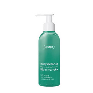 Ziaja, liście manuka, żel myjący normalizujący na dzień i noc, 200ml
