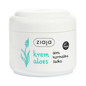 Ziaja aloesowa, nawilżający krem do twarzy, 100ml