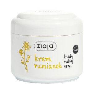 Ziaja rumianek, nawilżający krem z wyciągiem z kwiatów rumianku oraz witaminą e, 100ml