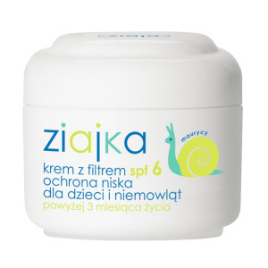 Ziajka krem ochronny z filtrem dla niemowląt i dzieci spf6 50ml