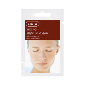 Ziaja maska regenerująca z glinką brązową, saszetka, 7ml