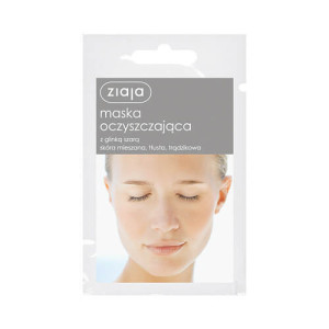 Ziaja maska oczyszczająca z glinką szarą, saszetka, 7ml