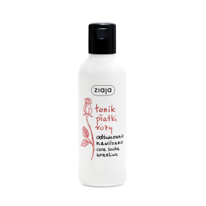 Ziaja tonik do twarzy płatki róży, odświeżanie nawilżanie, 200ml