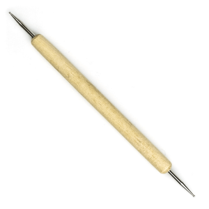 Sonda do zdobienia paznokci dwustronna drewniana