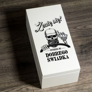 Spersonalizowane pudełko dla świadkowej/ świadka Wzór 266