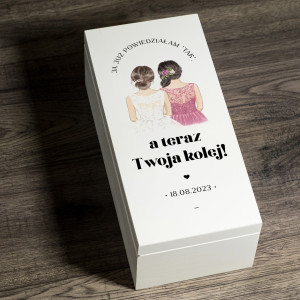 Spersonalizowane pudełko dla świadkowej/ świadka Wzór 267